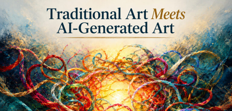 Traditional Art and AI-Generated Art: Two Ways to See One Experience